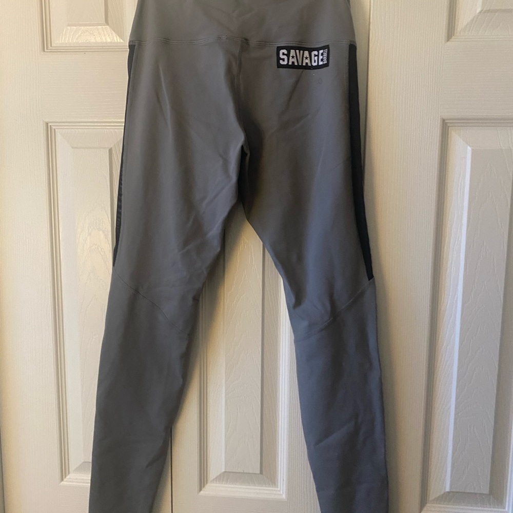 Savage barbell grey leggings